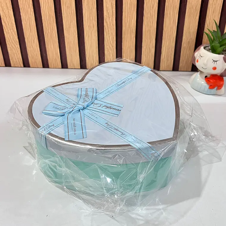 JUEGO DE CAJAS TRÍO DISELO CORAZÓN CON MOÑO MOD #MYLH-16149 4