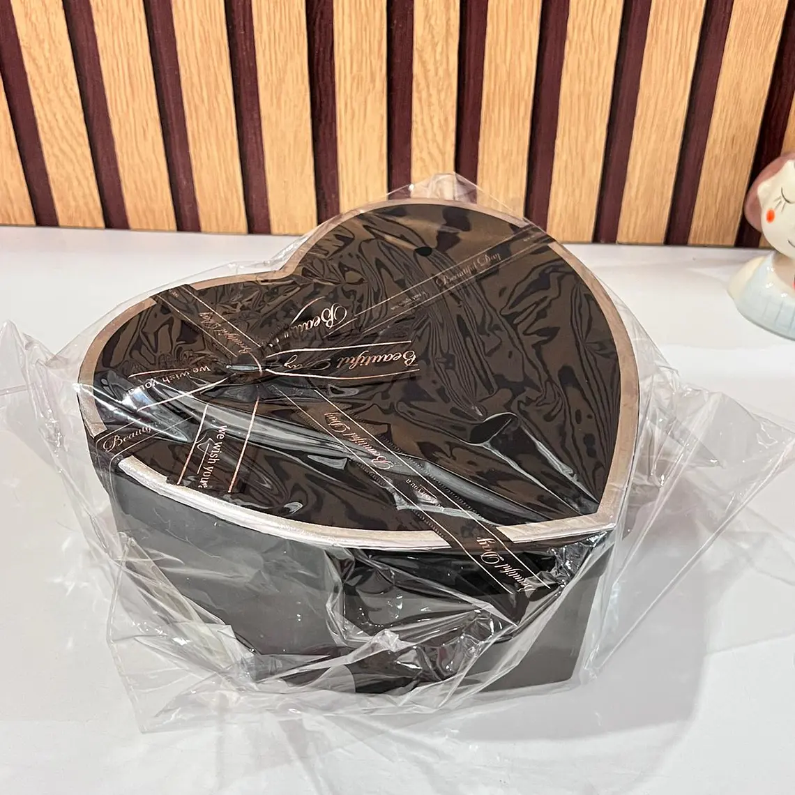 JUEGO DE CAJAS TRÍO DISELO CORAZÓN CON MOÑO MOD #MYLH-16149 7