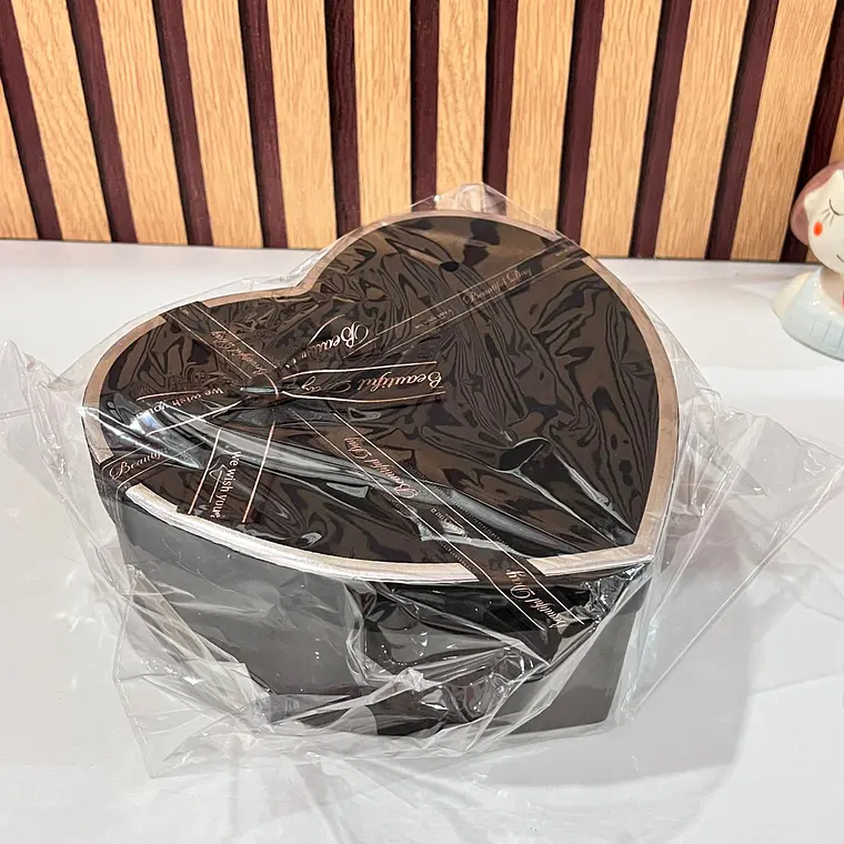JUEGO DE CAJAS TRÍO DISELO CORAZÓN CON MOÑO MOD #MYLH-16149 7