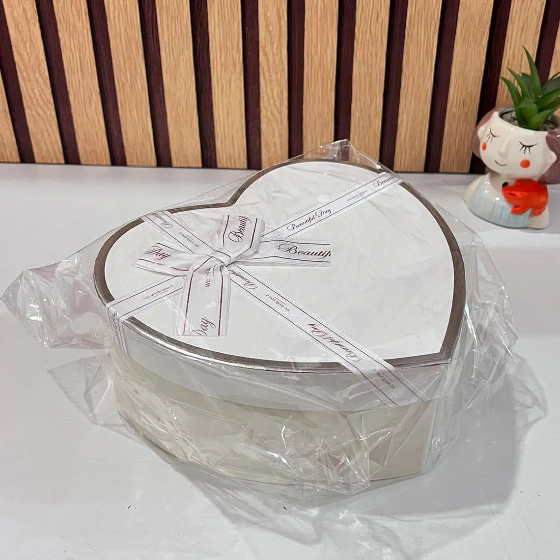 JUEGO DE CAJAS TRÍO DISELO CORAZÓN CON MOÑO MOD #MYLH-16149 8