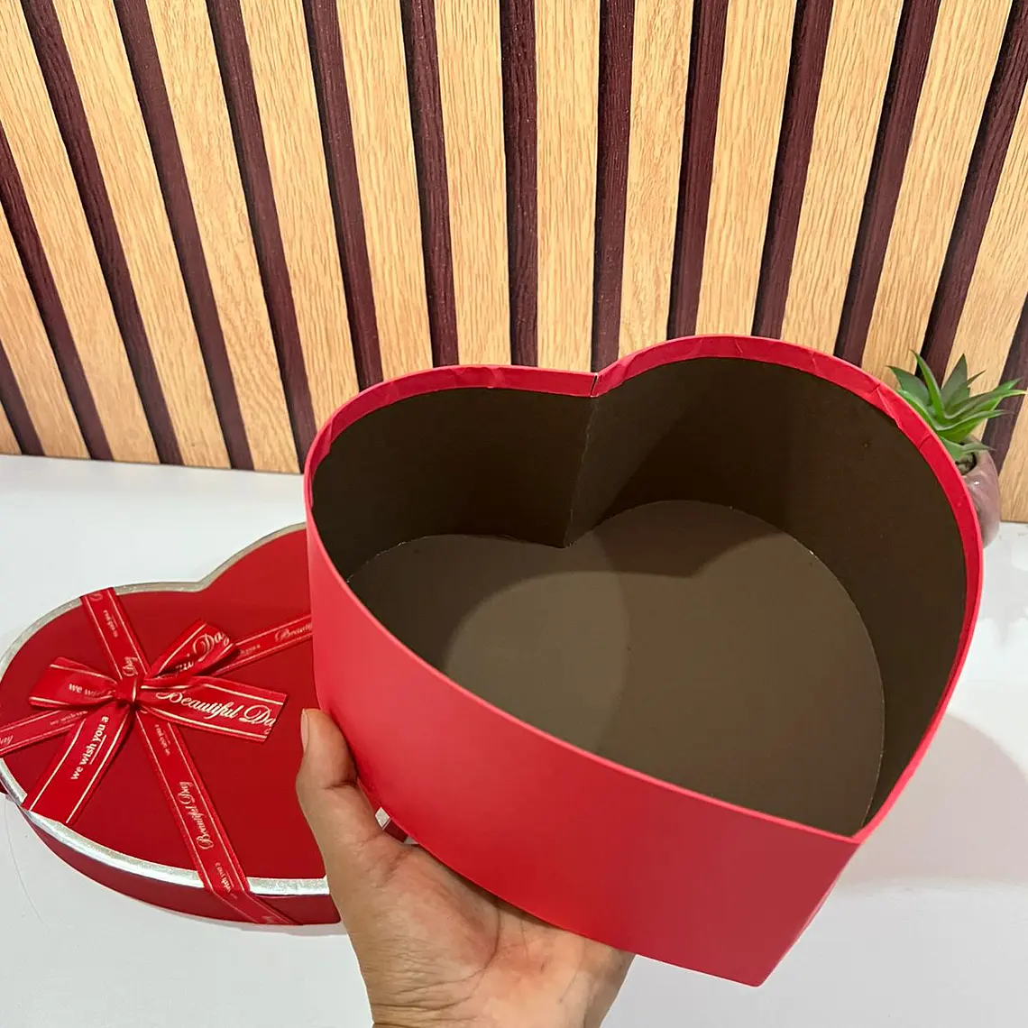 JUEGO DE CAJAS TRÍO DISELO CORAZÓN CON MOÑO MOD #MYLH-16149 10