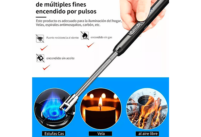 ENCENDEDOR ELÉCTRICO XINMI (AL AZAR) MOD# RYL-2001