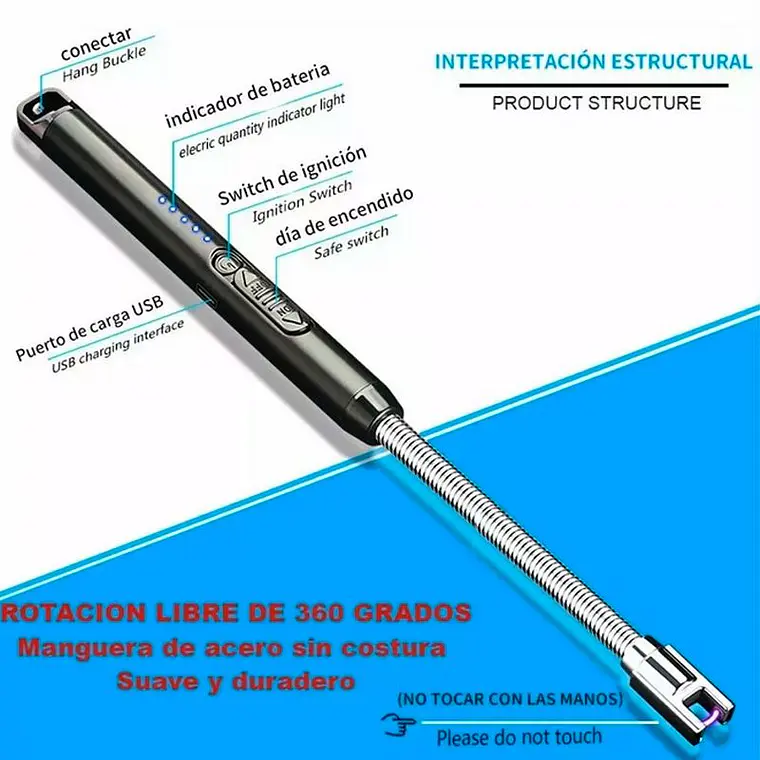 ENCENDEDOR ELÉCTRICO XINMI (AL AZAR) MOD# RYL-2001 4