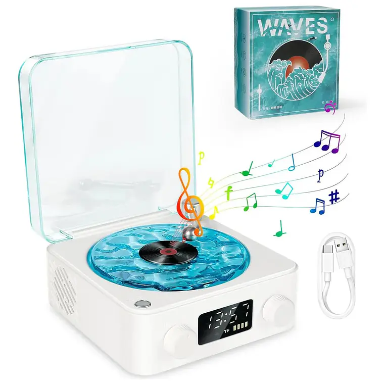 BOCINA PROYECTOR CON BLUETOOTH WAVES MOD# D-21576 2