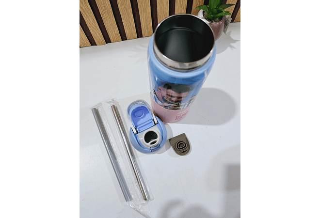 TERMO FREESIP OWALA DISEÑO CRISTIANO Y MESSI DE 1000ML MOD# LML-066 ⚽