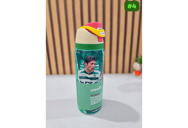 TERMO FREESIP OWALA DISEÑO CRISTIANO Y MESSI DE 1000ML MOD# LML-066 ⚽