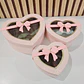 SET DE 3 CAJITAS EN FORMA DE CORAZÓN CON MOÑO PARA REGALO MOD# MYLH-16156 💝🎁 - Miniatura 7