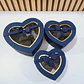 SET DE 3 CAJITAS EN FORMA DE CORAZÓN CON MOÑO PARA REGALO MOD# MYLH-16156 💝🎁 - Miniatura 9