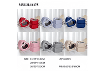 SET DE 3 CAJAS GRANDES PARA REGALO EN FORMA DE CORAZÓN MOD# MYLH-16175  ❤️🎁