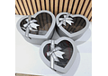SET DE 3 CAJAS GRANDES PARA REGALO EN FORMA DE CORAZÓN MOD# MYLH-16175  ❤️🎁