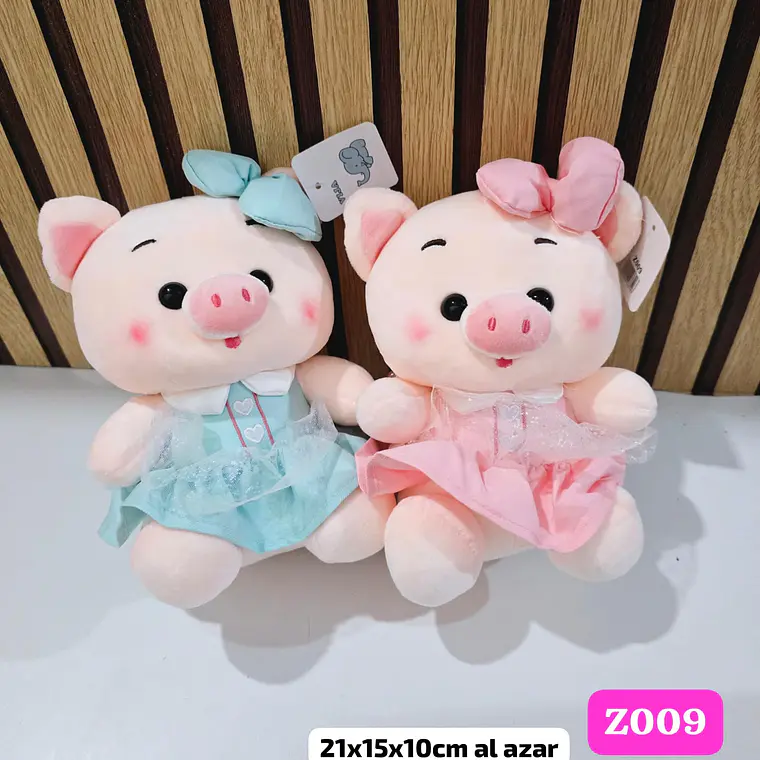 PELUCHE CERDITO, PINGÜINO O MAPACHE VARIOS MODELOS MOD# Q115,K411 Z030,Z012,Z009,Z297🐷 3