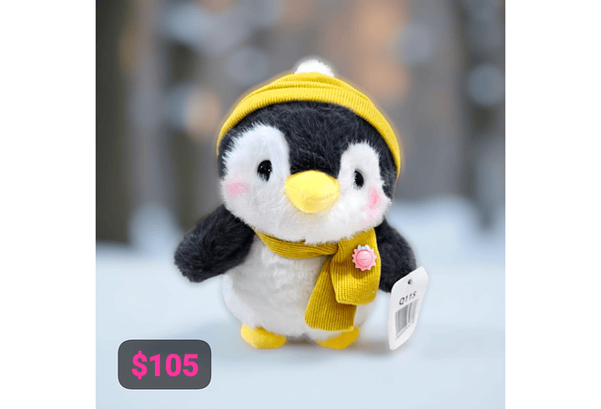 PELUCHE CERDITO, PINGÜINO O MAPACHE VARIOS MODELOS MOD# Q115,K411 Z030,Z012,Z009,Z297🐷