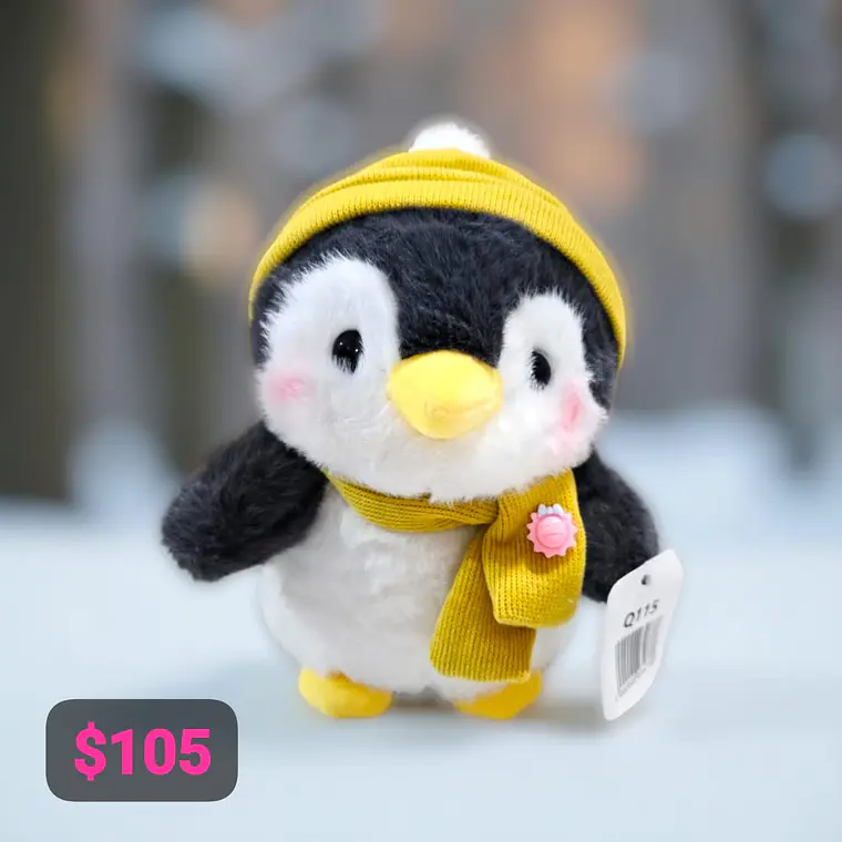 PELUCHE CERDITO, PINGÜINO O MAPACHE VARIOS MODELOS MOD# Q115,K411 Z030,Z012,Z009,Z297🐷 4