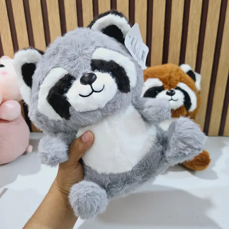 PELUCHE CERDITO, PINGÜINO O MAPACHE VARIOS MODELOS MOD# Q115,K411 Z030,Z012,Z009,Z297🐷 6