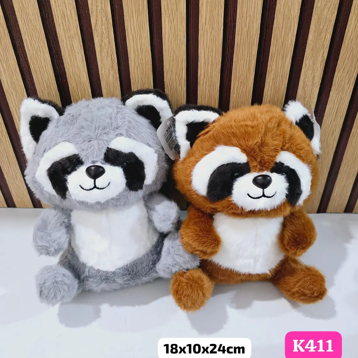 PELUCHE CERDITO, PINGÜINO O MAPACHE VARIOS MODELOS MOD# Q115,K411 Z030,Z012,Z009,Z297🐷 7