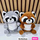 PELUCHE CERDITO, PINGÜINO O MAPACHE VARIOS MODELOS MOD# Q115,K411 Z030,Z012,Z009,Z297🐷 - Miniatura 7