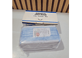 CAJITA CON 50 CUBREBOCAS AZULES PARA ADULTO