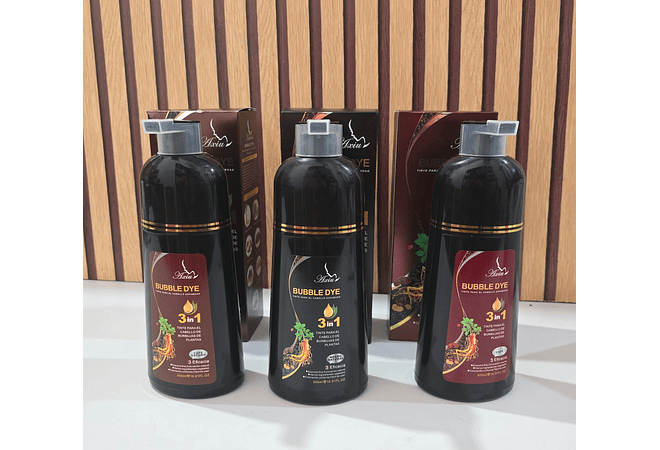 TINTE PARA CABELLO ESPUMOSO DE 500ML "BUBBLE BYE MOD# GRFOO20X (nuevos colores)