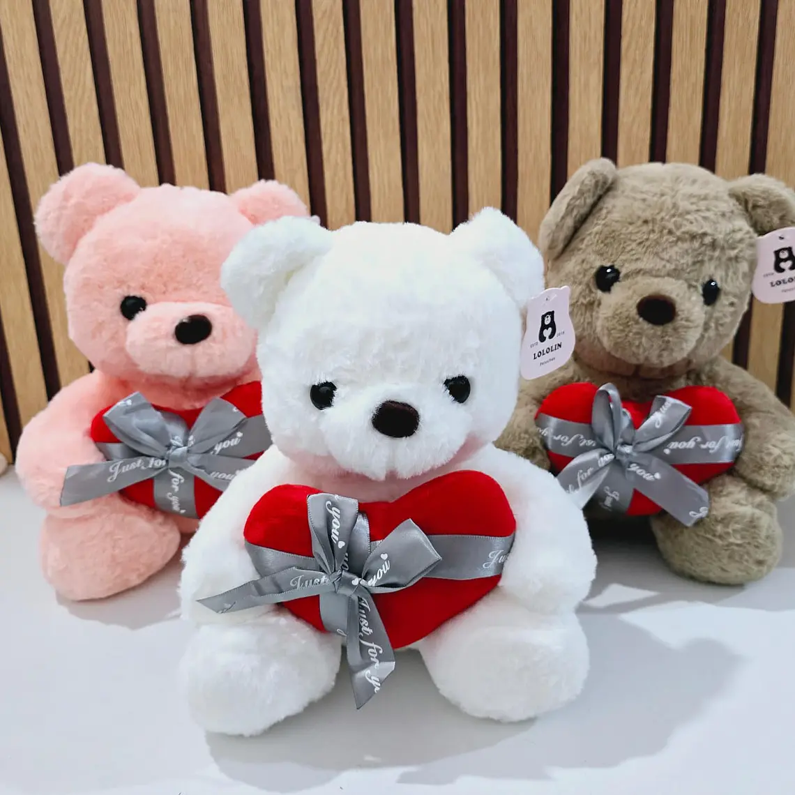 OSO DE PELUCHE CON CORAZÓN MOD# XZWG-23364  ❤️🧸 1