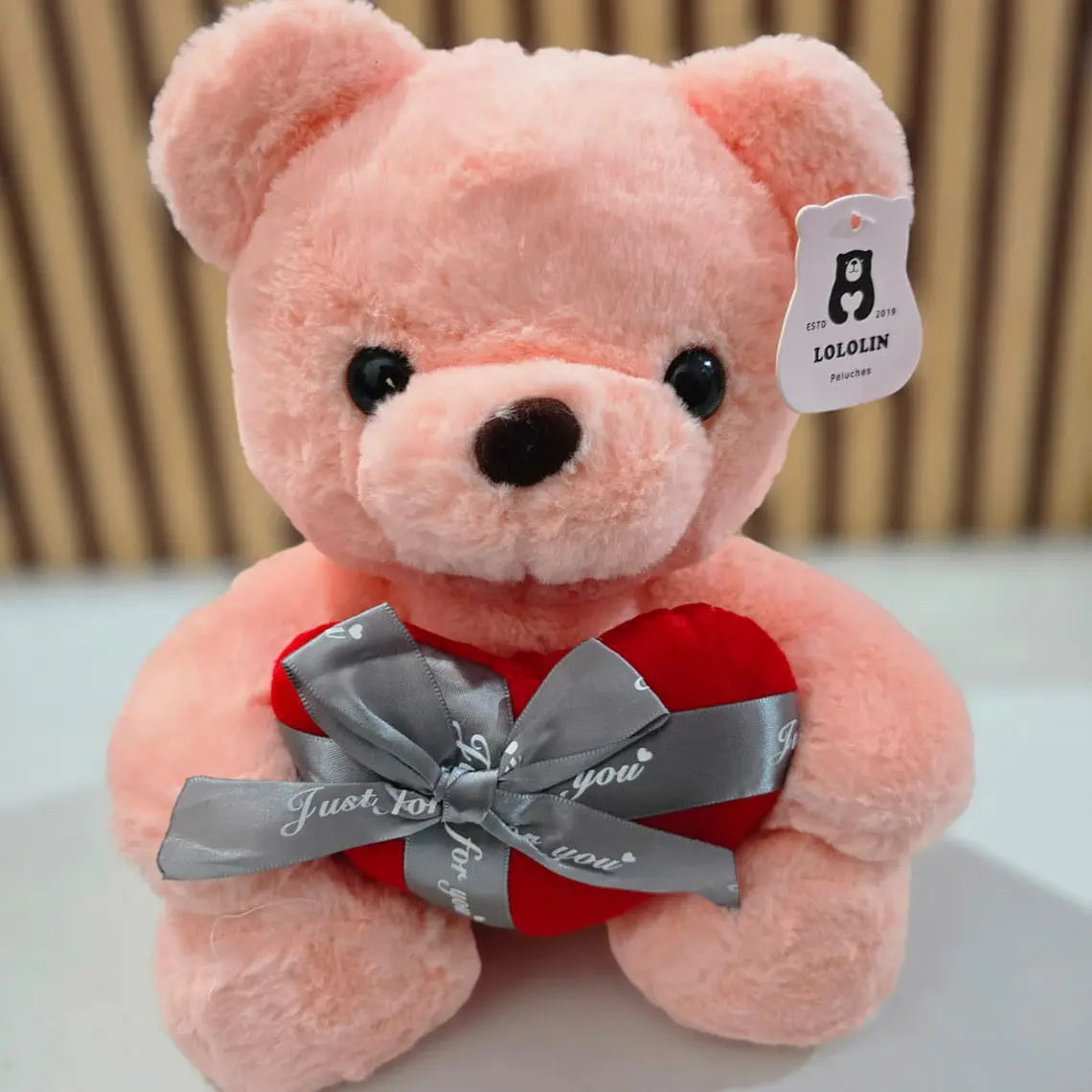 OSO DE PELUCHE CON CORAZÓN MOD# XZWG-23364  ❤️🧸 4