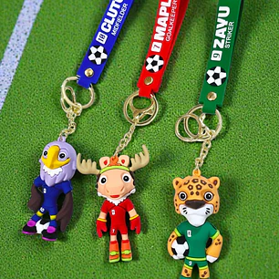 LLAVEROS MASCOTAS DEL MUNDIAL 2026 (AL AZAR) 🌍💫