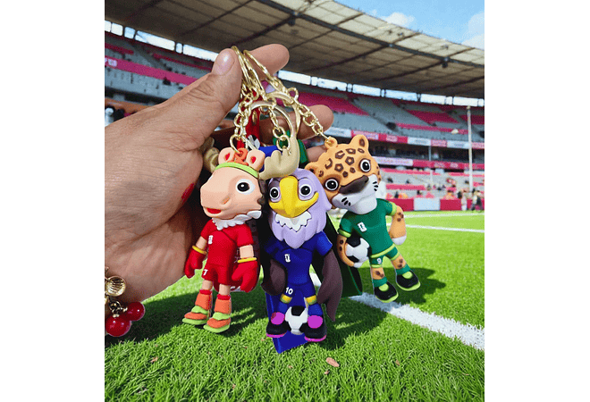 LLAVEROS MASCOTAS DEL MUNDIAL 2026 (AL AZAR) 🌍💫