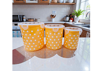 SET DE 3 TUPPER PUNTOS DIFERENTES TAMAÑOS🫟