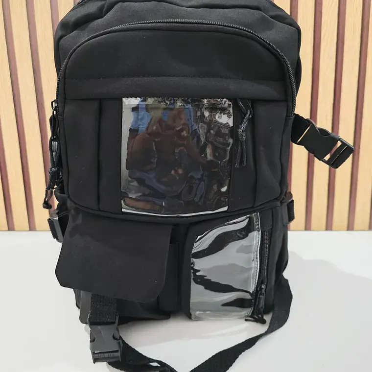 MOCHILA JUVENIL KAWAII CON PINES Y LLAVERO OSITO MOD# 637 (AGREGAR 3 PINES) 2