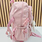 MOCHILA JUVENIL KAWAII CON PINES Y LLAVERO OSITO MOD# 637 (AGREGAR 3 PINES) - Miniatura 5
