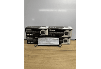 CAJITA CON 50 CUBREBOCAS TTP NEGRO CON FONDO BLANCO / ADULTO