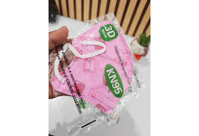 PAQ DE 2 CAJITAS CON 10 CUBREBOCAS INFANTIL ESTAMPADOS  KN95