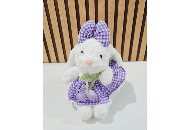 PELUCHE CONEJITA CON VESTIDO 👗 🐰