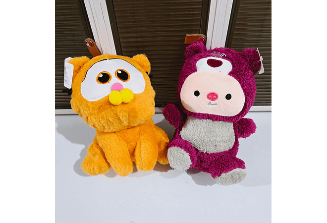 PELUCHES PEQUEÑOS LOTSO Y GARFIELD REINGRESO
