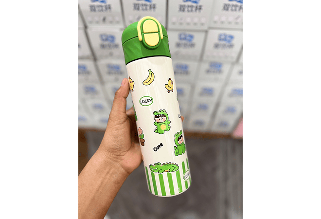 TERMO PREMIUM 500ML KAWAII  CUTE ANIMALITOS DE MOD# Y-010