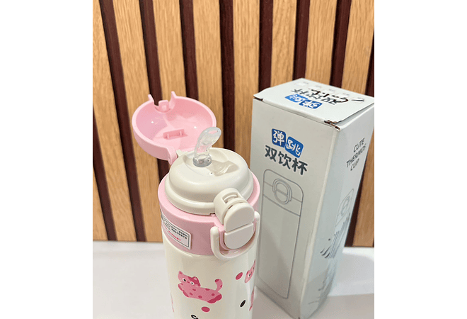 TERMO PREMIUM 500ML KAWAII  CUTE ANIMALITOS DE MOD# Y-010