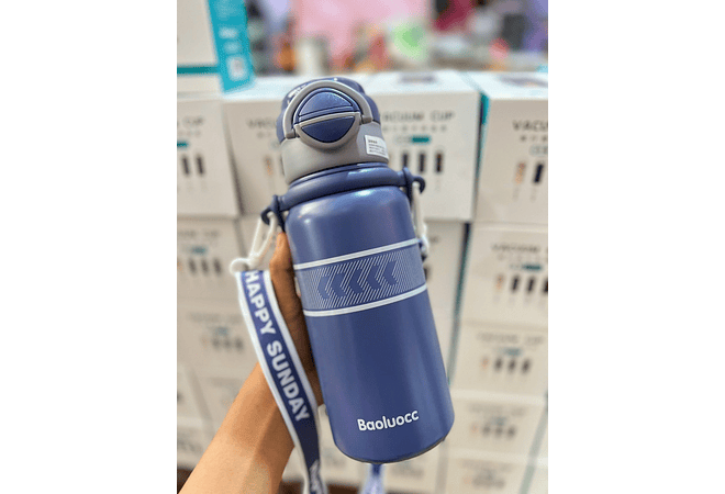 TERMO PREMIUM DE 800ML BAOLUOCC CON CORREA Y ASA DE MANO MOD# BOL-86151