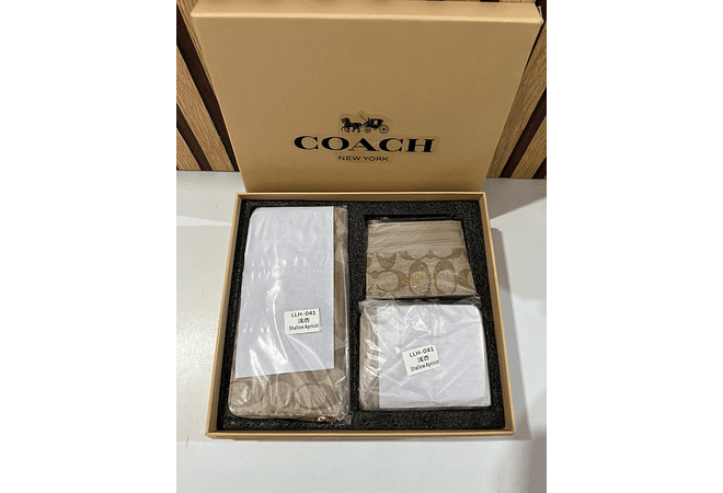 SET DE REGALO CARTERA COACH IMITACIÓN MODELO #LLH-041