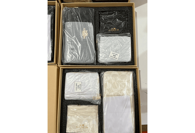 SET DE REGALO CARTERA COACH IMITACIÓN MODELO #LLH-041