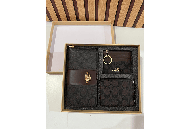 SET DE REGALO CARTERA COACH IMITACIÓN MODELO #LLH-041