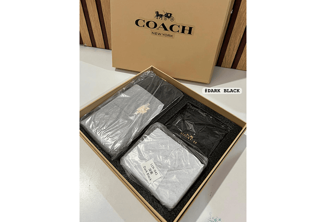 SET DE REGALO CARTERA COACH IMITACIÓN MODELO #LLH-041