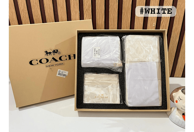 SET DE REGALO CARTERA COACH IMITACIÓN MODELO #LLH-041