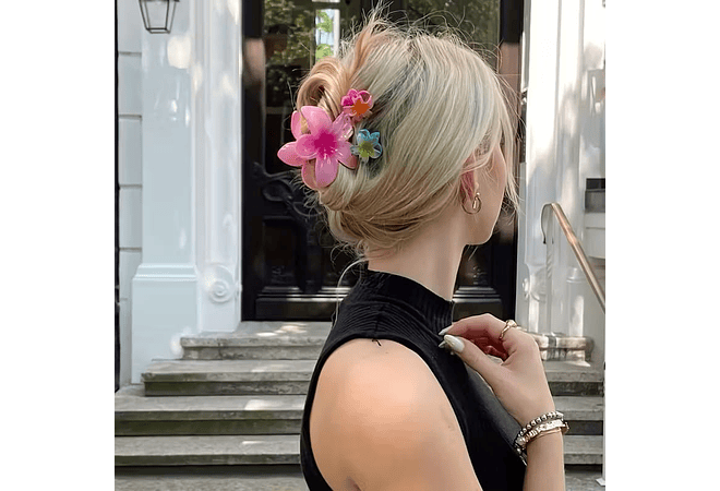 🌺DOCENA DE PINZAS HAWAIANA TRIO MODELO ZDC4218  🌺