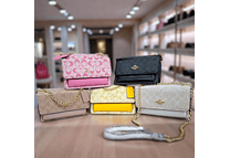 CROSSBODY BAG COACH CON COLGANTE Y CADENA MOD #114 