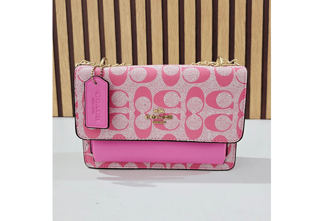 CROSSBODY BAG COACH CON COLGANTE Y CADENA MOD #114 
