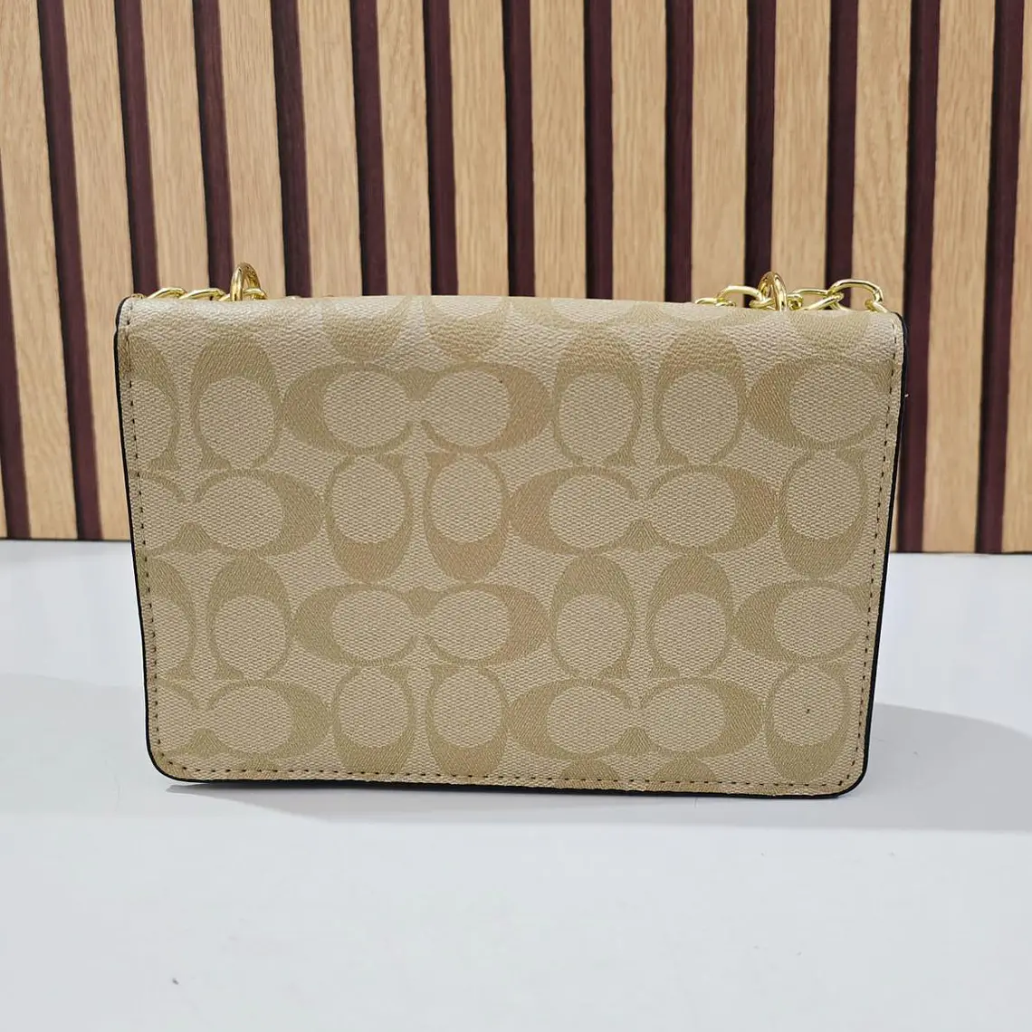 CROSSBODY BAG COACH CON COLGANTE Y CADENA MOD #114  10