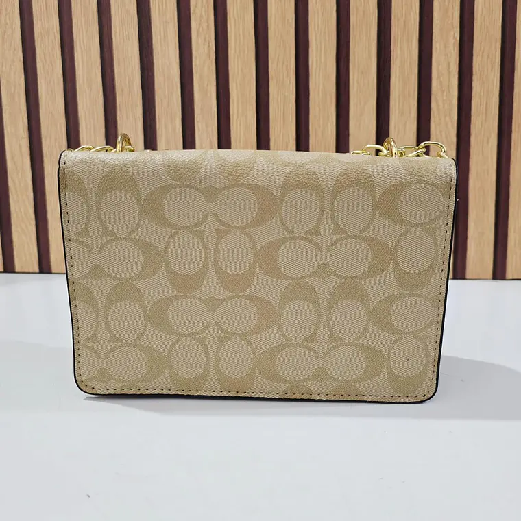 CROSSBODY BAG COACH CON COLGANTE Y CADENA MOD #114  10