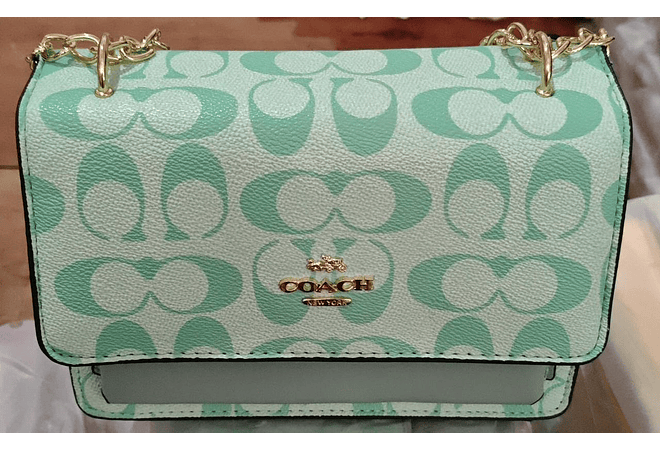 CROSSBODY BAG COACH CON COLGANTE Y CADENA MOD #114 