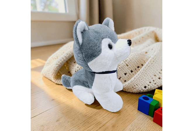 PELUCHE PERRITO HUSKY MOD#G204