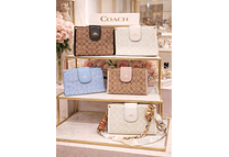 BOLSA COACH CON COLGANTE, CORREA Y CADENA MOD #115