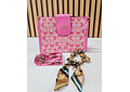 BOLSA COACH CON COLGANTE, CORREA Y CADENA MOD #115